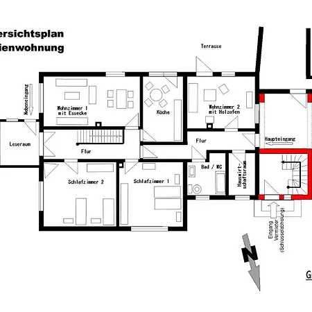 Apartment Ferienwohnung Hanke Dorpe Coppenbrugge